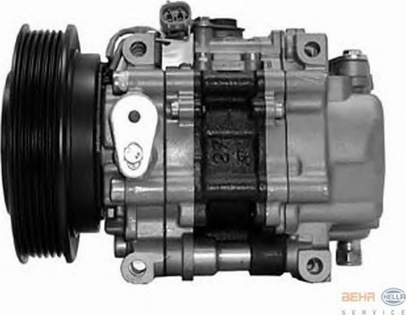 HELLA 8FK 351 114-521 - Compressor, air conditioning autospares.lv