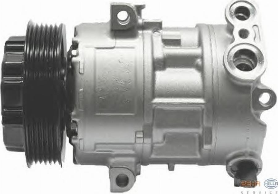 HELLA 8FK 351 114-601 - Compressor, air conditioning autospares.lv