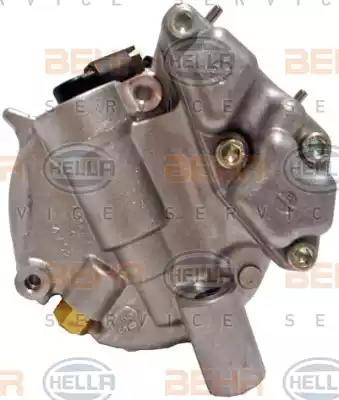 HELLA 8FK 351 114-681 - Compressor, air conditioning autospares.lv