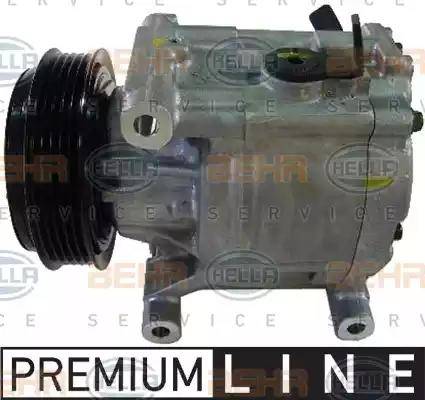 HELLA 8FK 351 114-041 - Compressor, air conditioning autospares.lv