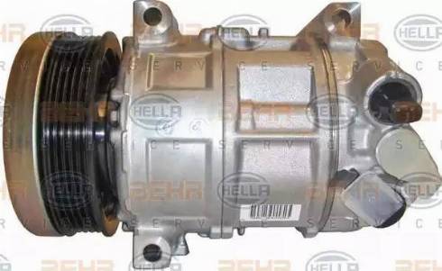 HELLA 8FK 351 114-151 - Compressor, air conditioning autospares.lv