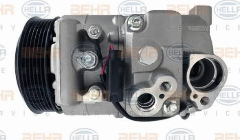 HELLA 8FK 351 114-851 - Compressor, air conditioning autospares.lv