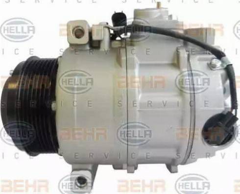 HELLA 8FK 351 114-861 - Compressor, air conditioning autospares.lv