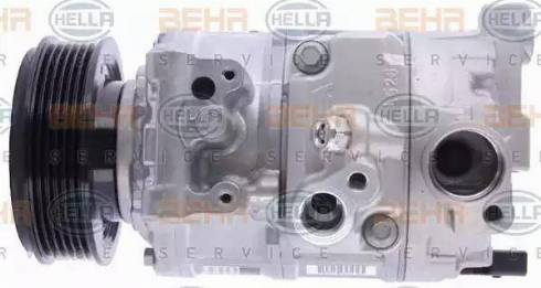 HELLA 8FK 351 114-301 - Compressor, air conditioning autospares.lv