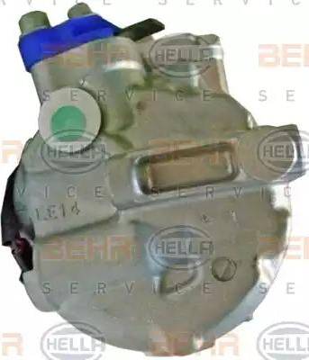 HELLA 8FK 351 114-381 - Compressor, air conditioning autospares.lv