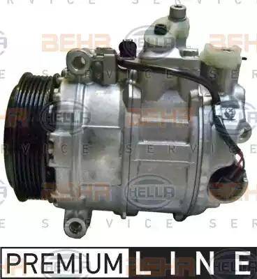 HELLA 8FK 351 114-371 - Compressor, air conditioning autospares.lv