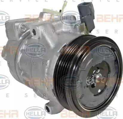 HELLA 8FK 351 114-241 - Compressor, air conditioning autospares.lv