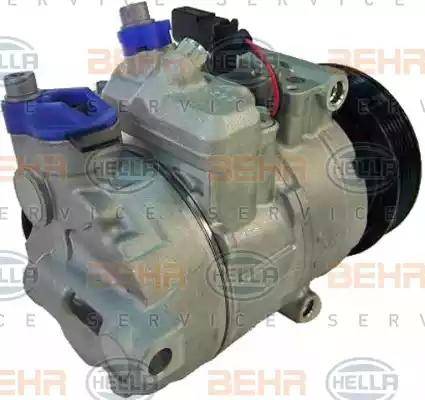 HELLA 8FK 351 114-221 - Compressor, air conditioning autospares.lv