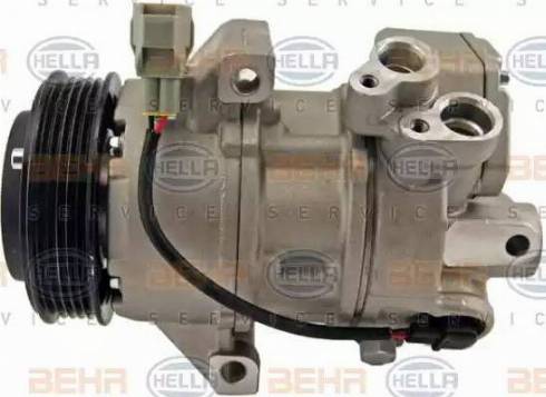 HELLA 8FK 351 114-741 - Compressor, air conditioning autospares.lv