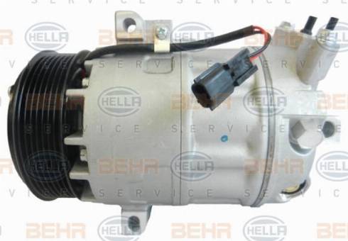 HELLA 8FK 351 115-631 - Compressor, air conditioning autospares.lv