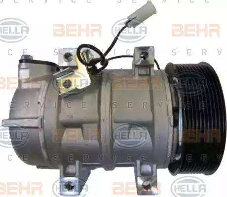 HELLA 8FK 351 115-101 - Compressor, air conditioning autospares.lv