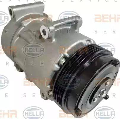 HELLA 8FK 351 110-901 - Compressor, air conditioning autospares.lv