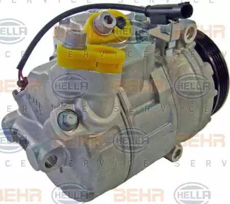 HELLA 8FK 351 110-351 - Compressor, air conditioning autospares.lv