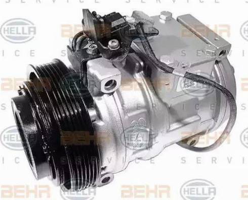 HELLA 8FK 351 111-021 - Compressor, air conditioning autospares.lv