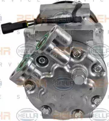 HELLA 8FK 351 113-951 - Compressor, air conditioning autospares.lv