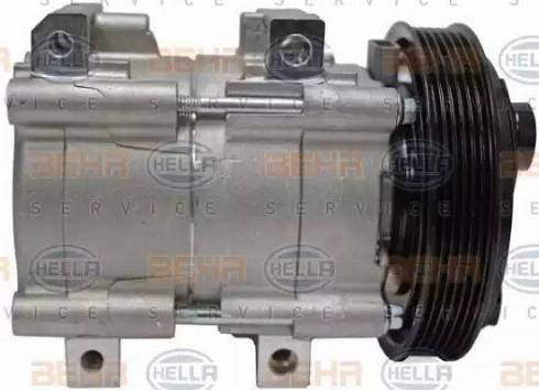 HELLA 8FK 351 113-101 - Compressor, air conditioning autospares.lv