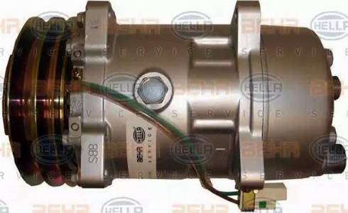 HELLA 8FK 351 117-031 - Compressor, air conditioning autospares.lv