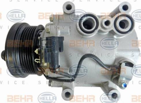 HELLA 8FK 351 134-991 - Compressor, air conditioning autospares.lv
