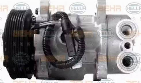 HELLA 8FK 351 134-661 - Compressor, air conditioning autospares.lv