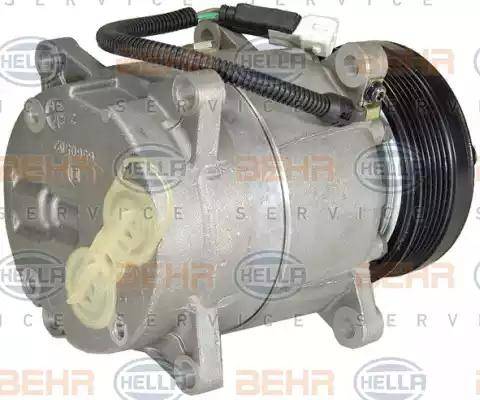 HELLA 8FK 351 134-631 - Compressor, air conditioning autospares.lv