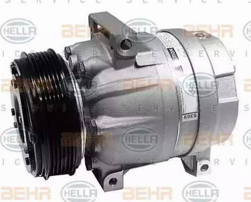 HELLA 8FK 351 134-121 - Compressor, air conditioning autospares.lv