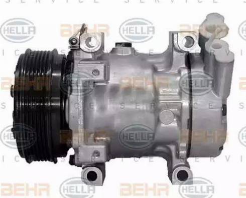 HELLA 8FK 351 134-851 - Compressor, air conditioning autospares.lv