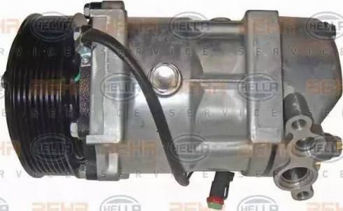 HELLA 8FK 351 134-821 - Compressor, air conditioning autospares.lv