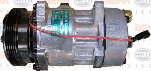 HELLA 8FK 351 134-871 - Compressor, air conditioning autospares.lv