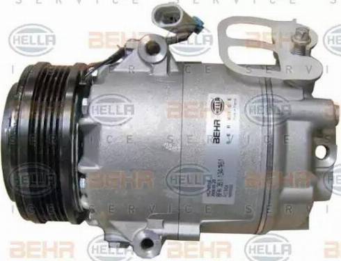 HELLA 8FK 351 134-761 - Compressor, air conditioning autospares.lv