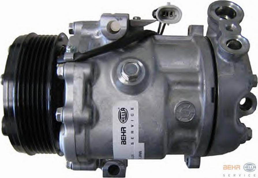 HELLA 8FK 351 134-731 - Magnetic Clutch, air conditioner compressor autospares.lv