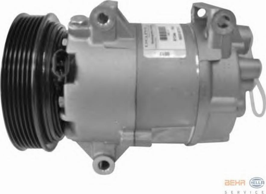 HELLA 8FK351135041 - Compressor, air conditioning autospares.lv