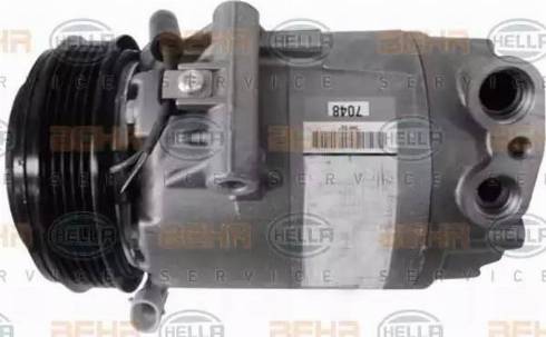 HELLA 8FK 351 135-011 - Compressor, air conditioning autospares.lv