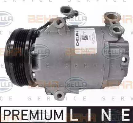 HELLA 8FK 351 135-071 - Compressor, air conditioning autospares.lv