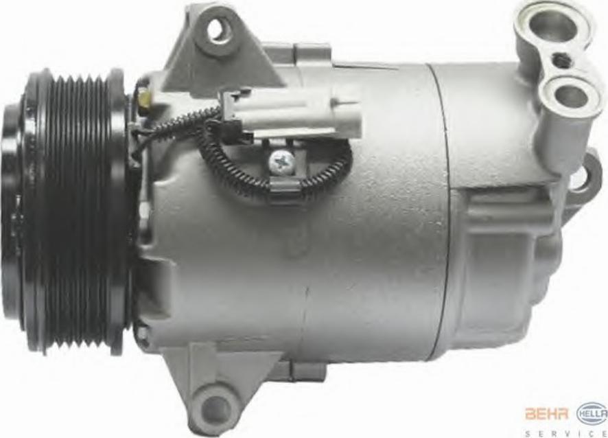 HELLA 8FK351135821 - Compressor, air conditioning autospares.lv