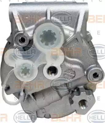 HELLA 8FK 351 135-361 - Compressor, air conditioning autospares.lv