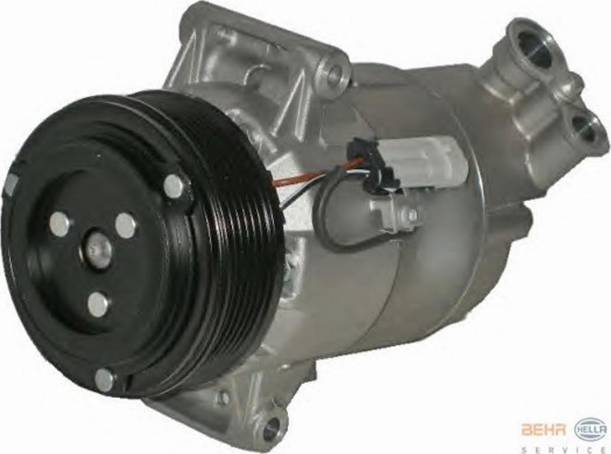 HELLA 8FK351135321 - Compressor, air conditioning autospares.lv