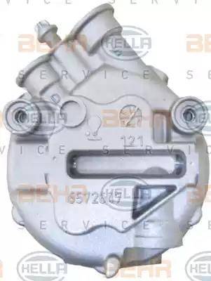 HELLA 8FK 351 135-291 - Compressor, air conditioning autospares.lv