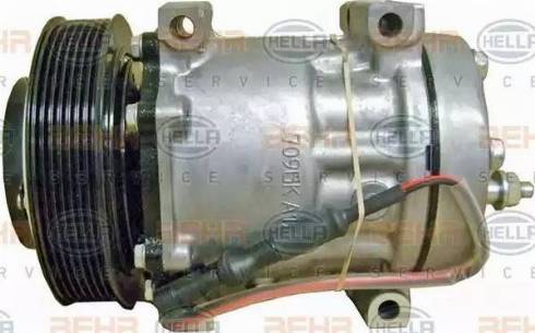 HELLA 8FK 351 135-211 - Compressor, air conditioning autospares.lv