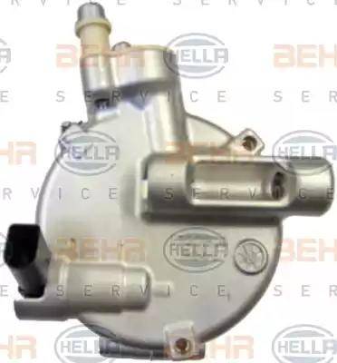 HELLA 8FK 351 136-061 - Compressor, air conditioning autospares.lv