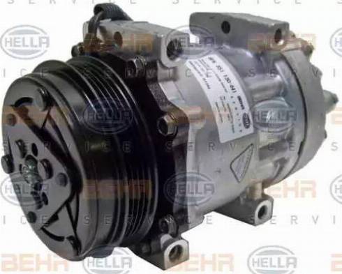 HELLA 8FK 351 130-641 - Compressor, air conditioning autospares.lv