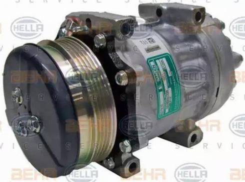 HELLA 8FK 351 130-141 - Compressor, air conditioning autospares.lv