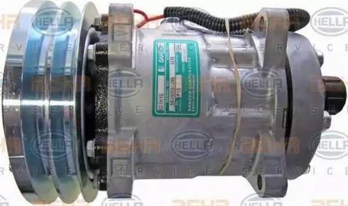 HELLA 8FK 351 130-111 - Compressor, air conditioning autospares.lv