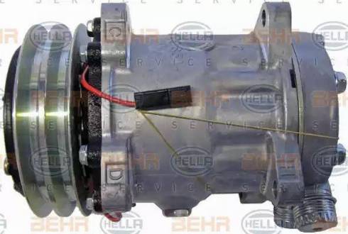 HELLA 8FK 351 130-131 - Compressor, air conditioning autospares.lv