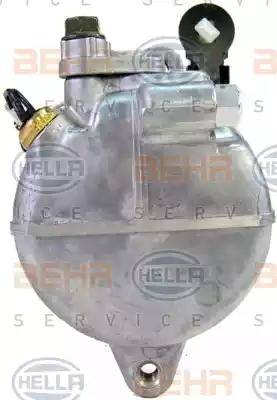 HELLA 8FK 351 131-011 - Compressor, air conditioning autospares.lv