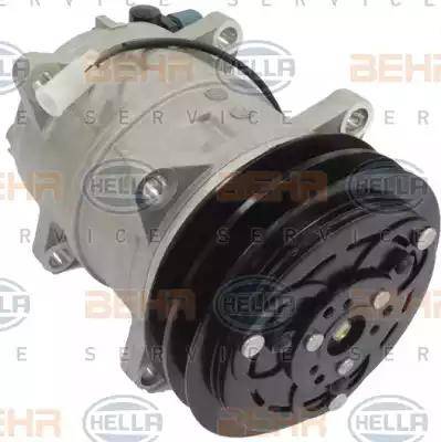 HELLA 8FK 351 133-631 - Compressor, air conditioning autospares.lv