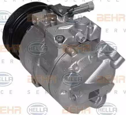 HELLA 8FK 351 132-591 - Compressor, air conditioning autospares.lv