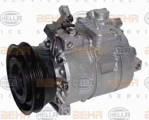 HELLA 8FK 351 132-591 - Compressor, air conditioning autospares.lv