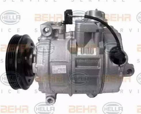 HELLA 8FK 351 132-611 - Compressor, air conditioning autospares.lv