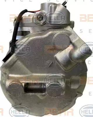 HELLA 8FK 351 132-611 - Compressor, air conditioning autospares.lv