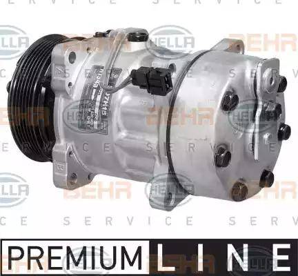 HELLA 8FK 351 132-161 - Compressor, air conditioning autospares.lv